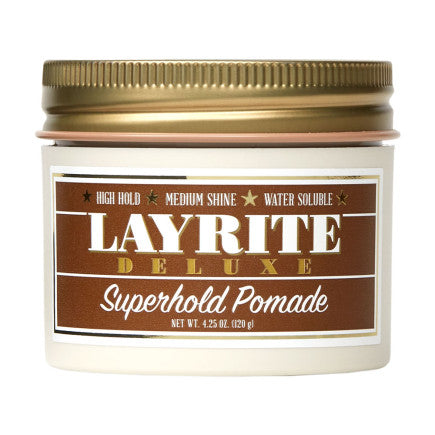LAYRITE DELUXE SUPERHOLD POMADE N.O.S. Barber Supply