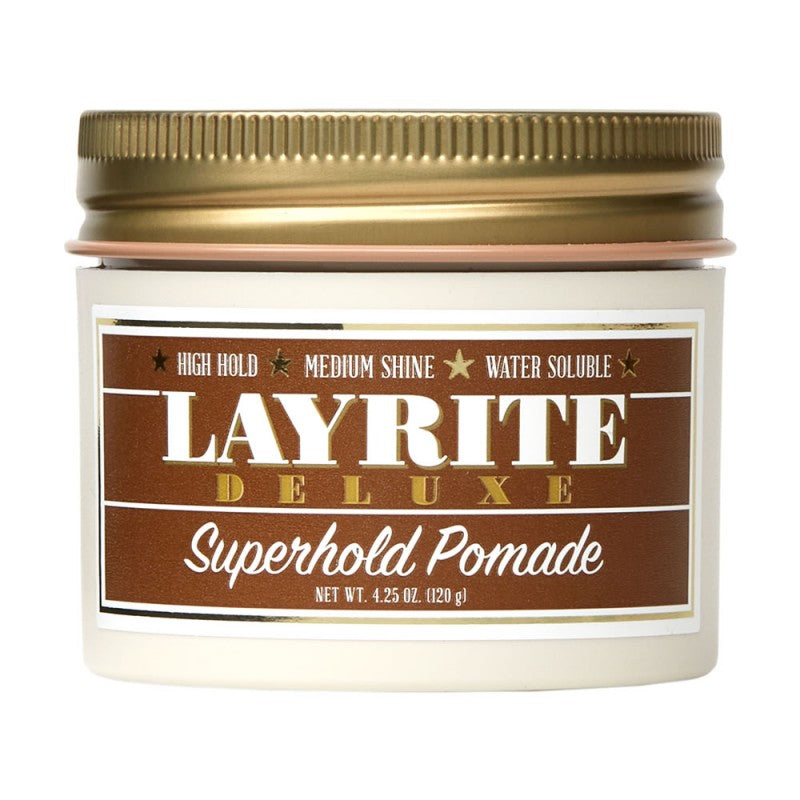 LAYRITE DELUXE SUPERHOLD POMADE N.O.S. Barber Supply