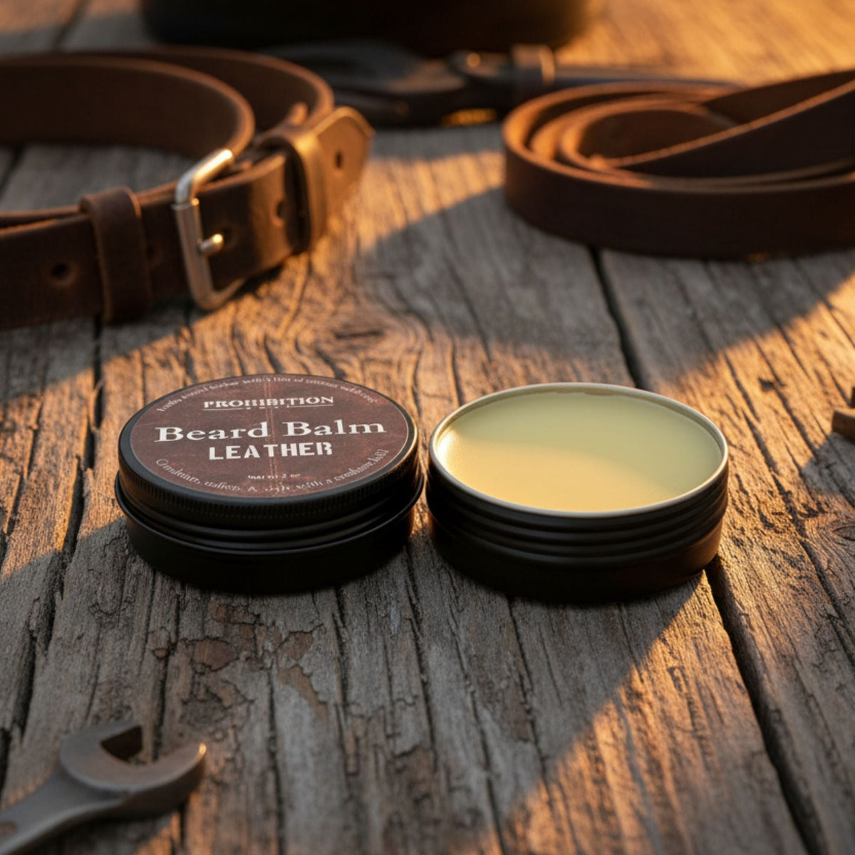 Leather Beard Balm Prohibition Soap