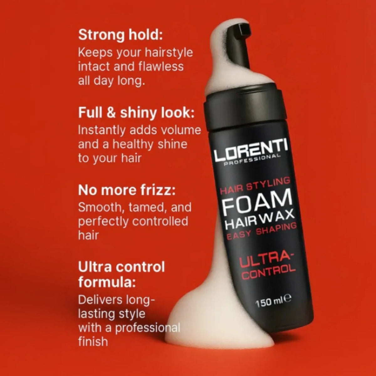 Lorenti Hair Styling Foam Wax 150ml Lorenti