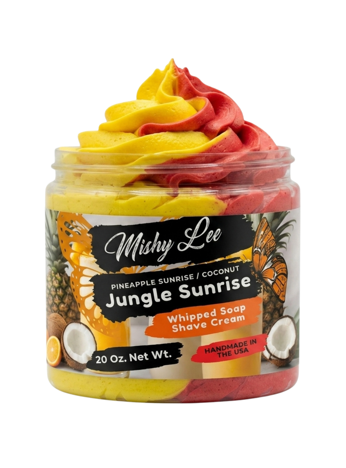Jungle Sunrise Whipped Soap and Shave Cream Mishy Lee Boutique