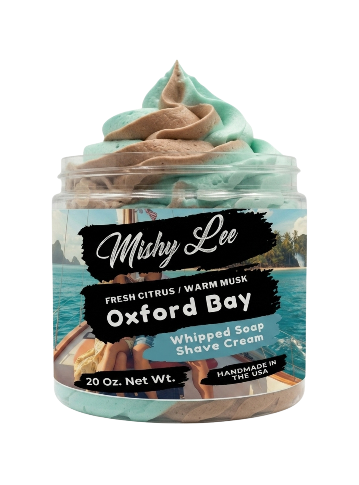 Oxford Bay Men's Whipped Soap and Shave Cream Mishy Lee Boutique