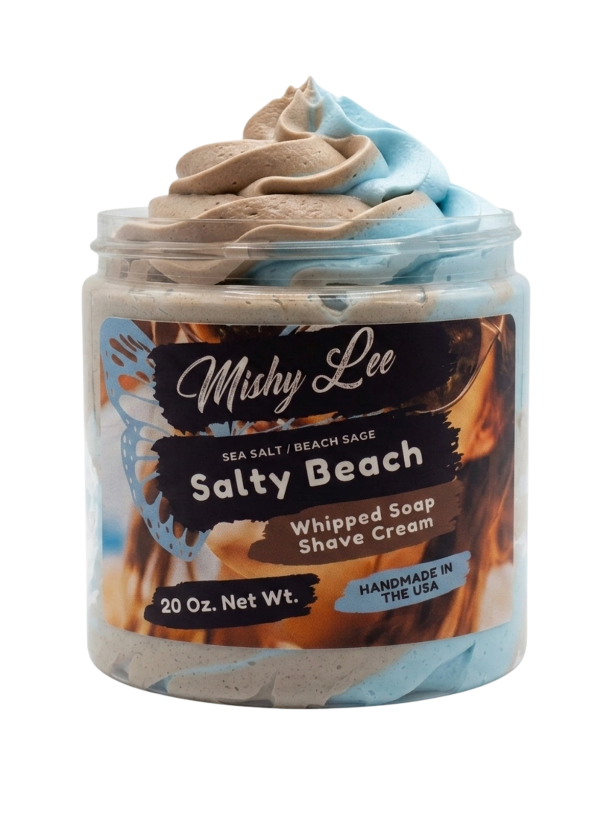 Salty Beach Whipped Soap and Shave Cream Mishy Lee Boutique