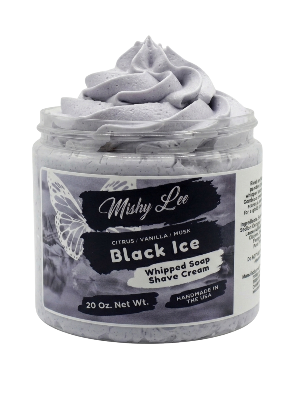 Black Ice Men's Whipped Soap and Shave Cream Mishy Lee Boutique