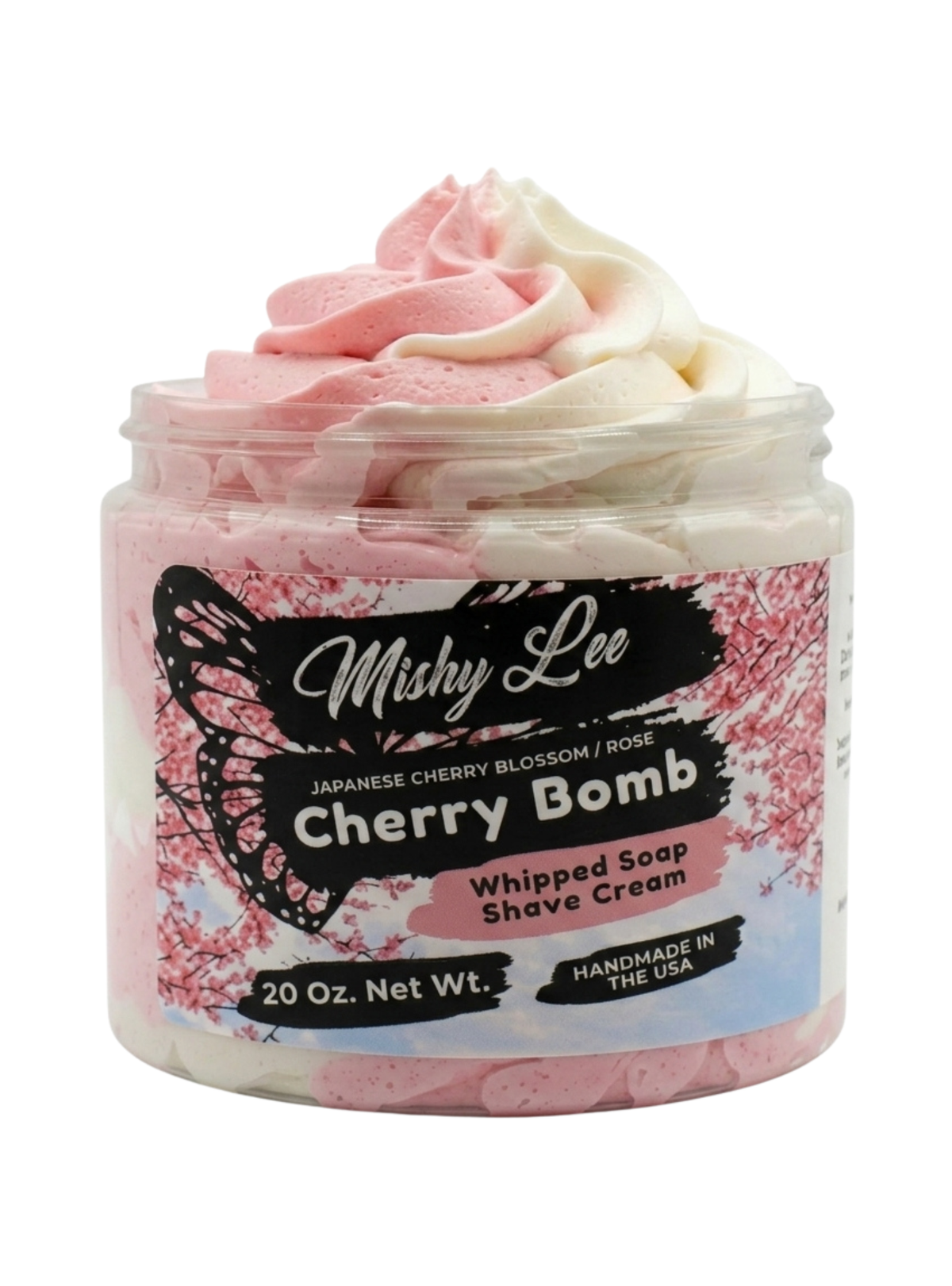Cherry Bomb Whipped Soap and Shave Cream Mishy Lee Boutique