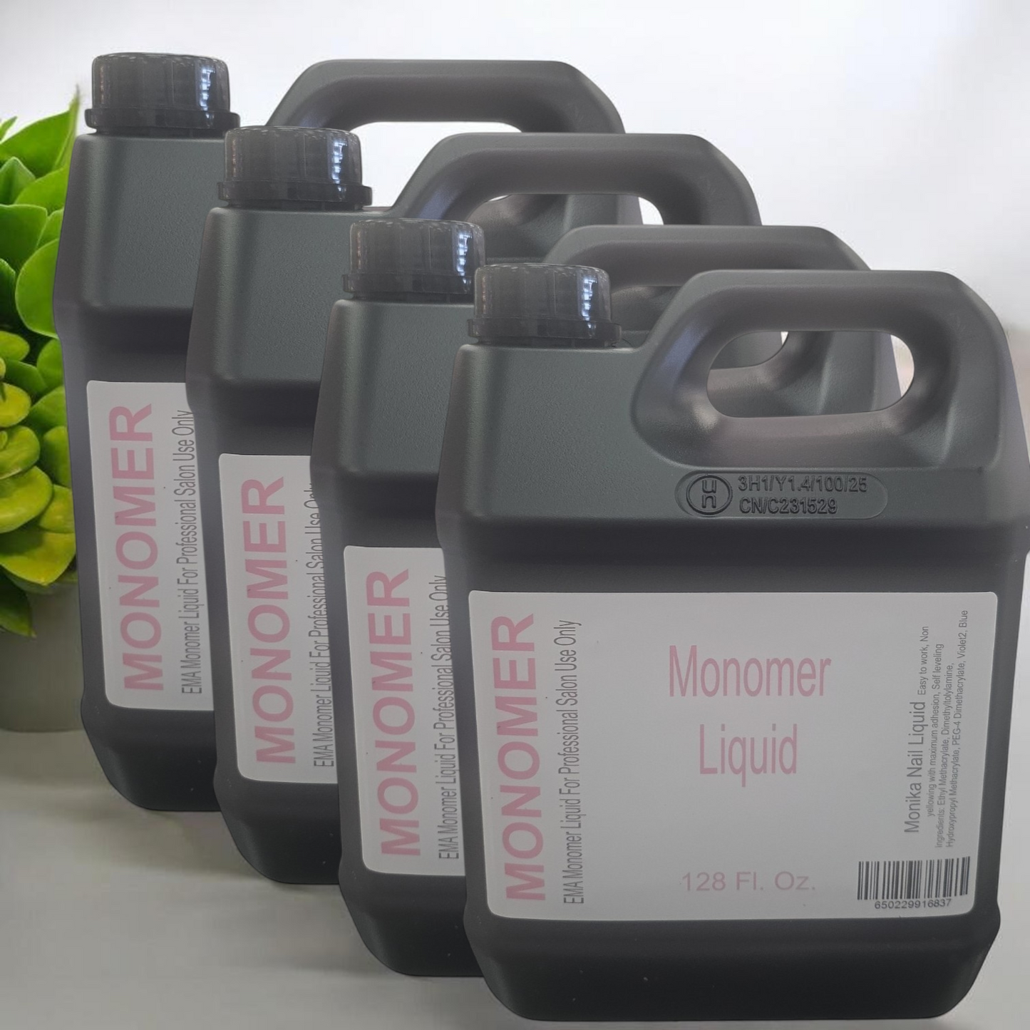 Monika Acrylic EMA Monomer Nail Liquid Case 4 gallon Beauty Zone Nail Supply