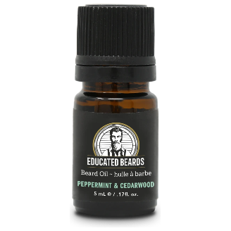 Educated Beards Peppermint & Cedarwood Beard Oil 5ml Pasteur Pharmacy