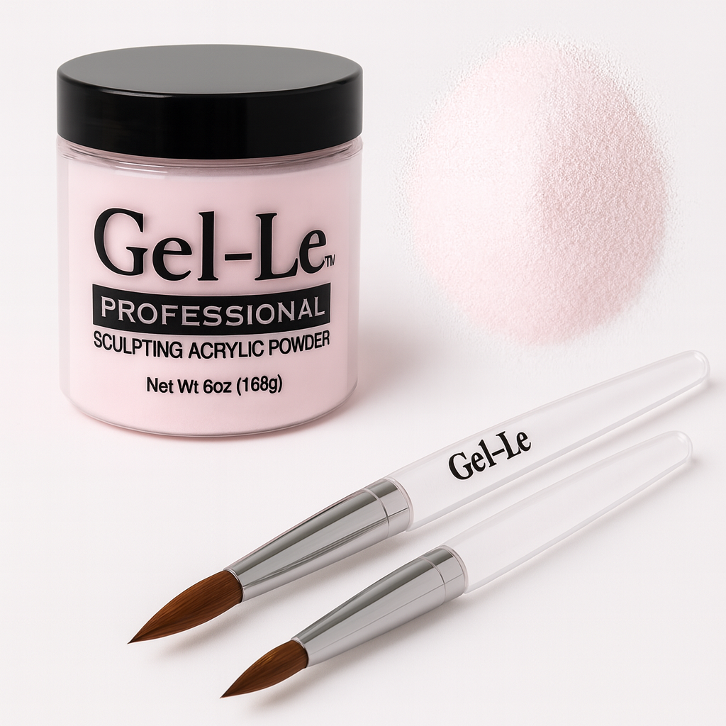 Gel-Le - Acrylic Powder - Pink Opaque Queen Nails & Beauty Supplies