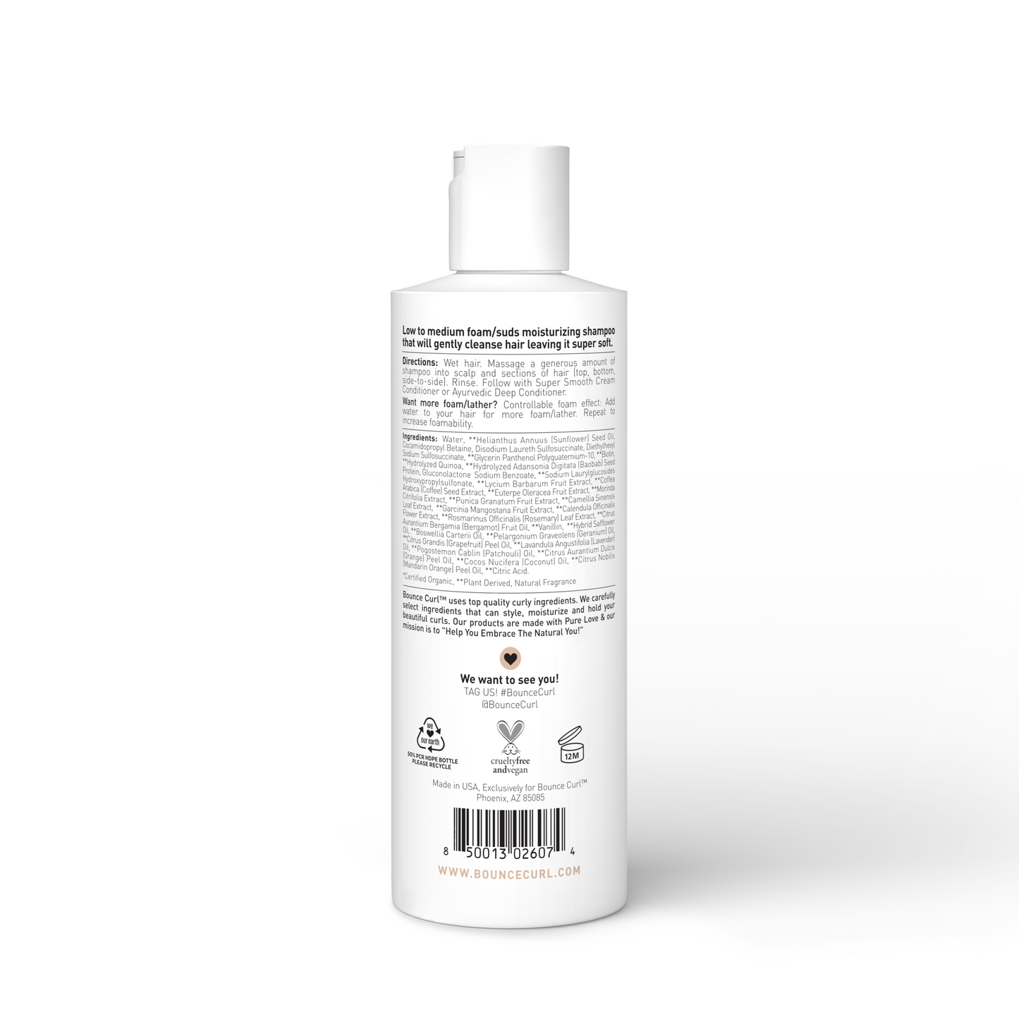 Pure Silk Moisturizing Shampoo Bounce Curl