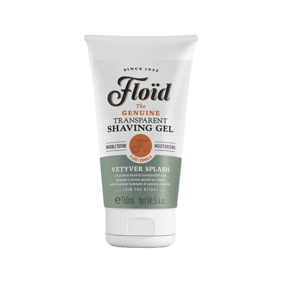 Floid Citrus Spectre Transparent Shaving Gel - 150ml, Refreshing Citrus Scent for Smooth Shave Beauty Care Bag