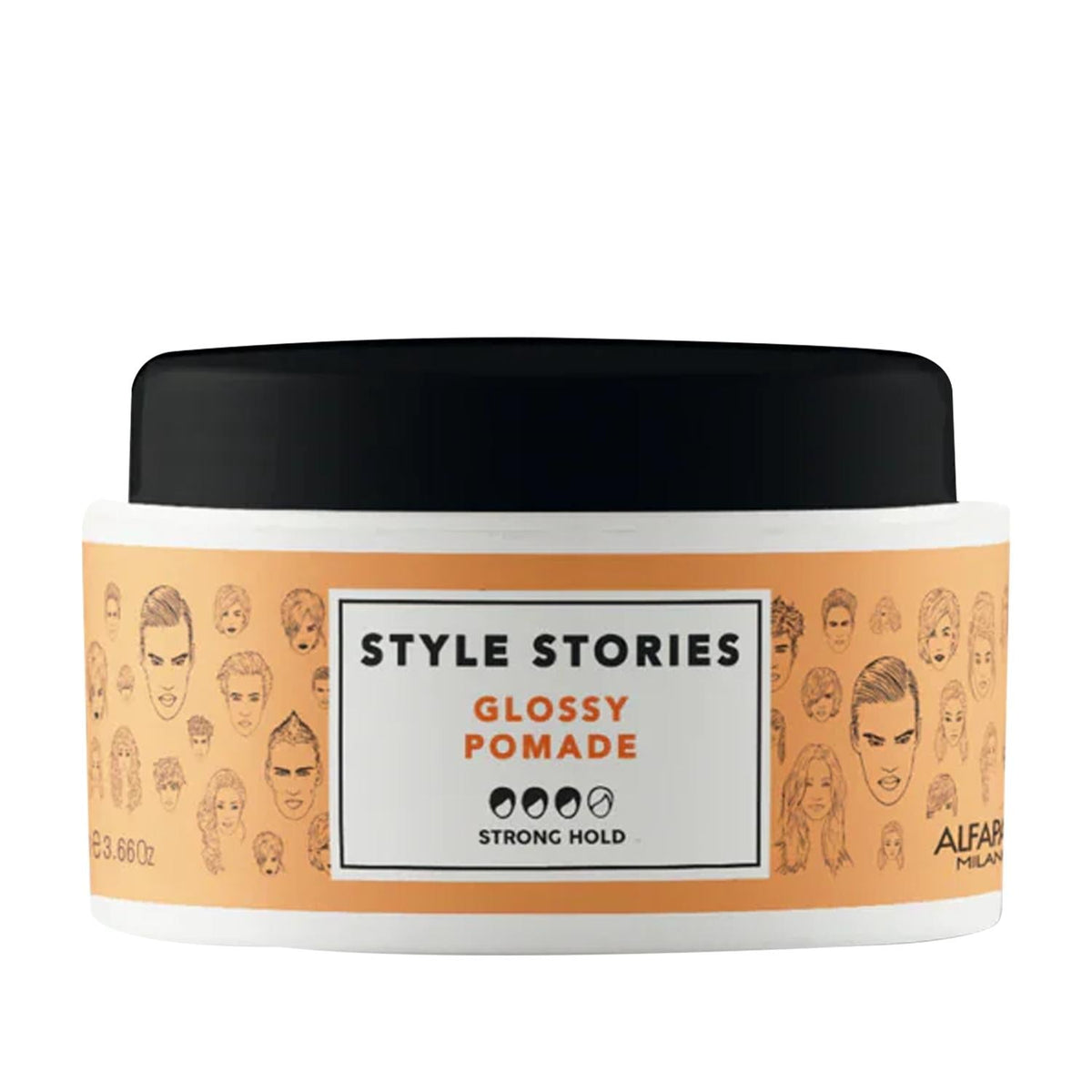 Alfaparf Style Stories Glossy Pomade for Shiny Hair 100 ml Beauty Care Bag