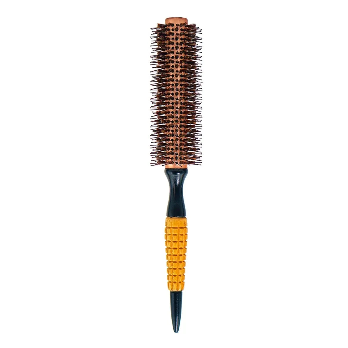 Wood Handle Boar Bristles Round Brush Hair Curly Comb Pro Hair Brush Anti Static Brush Teasing Brush Hairdresser Styling Tools Silcy Skin