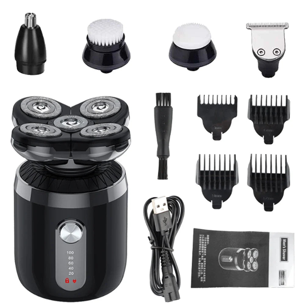 Electric Shaver For Men Shaver Facial Beard Trimmer Waterproof Electric Shaver Rechargeable shaver multi-purpose set Noventix