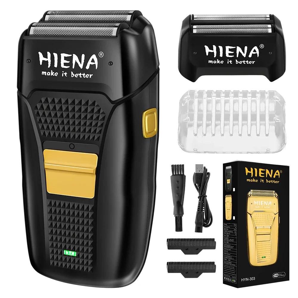 hiena Hair Clipper Professional Hair Cutting Machine Adjustable Hair Trimmer Electric 9000 RPM Barber LED Clipper for Men Noventix