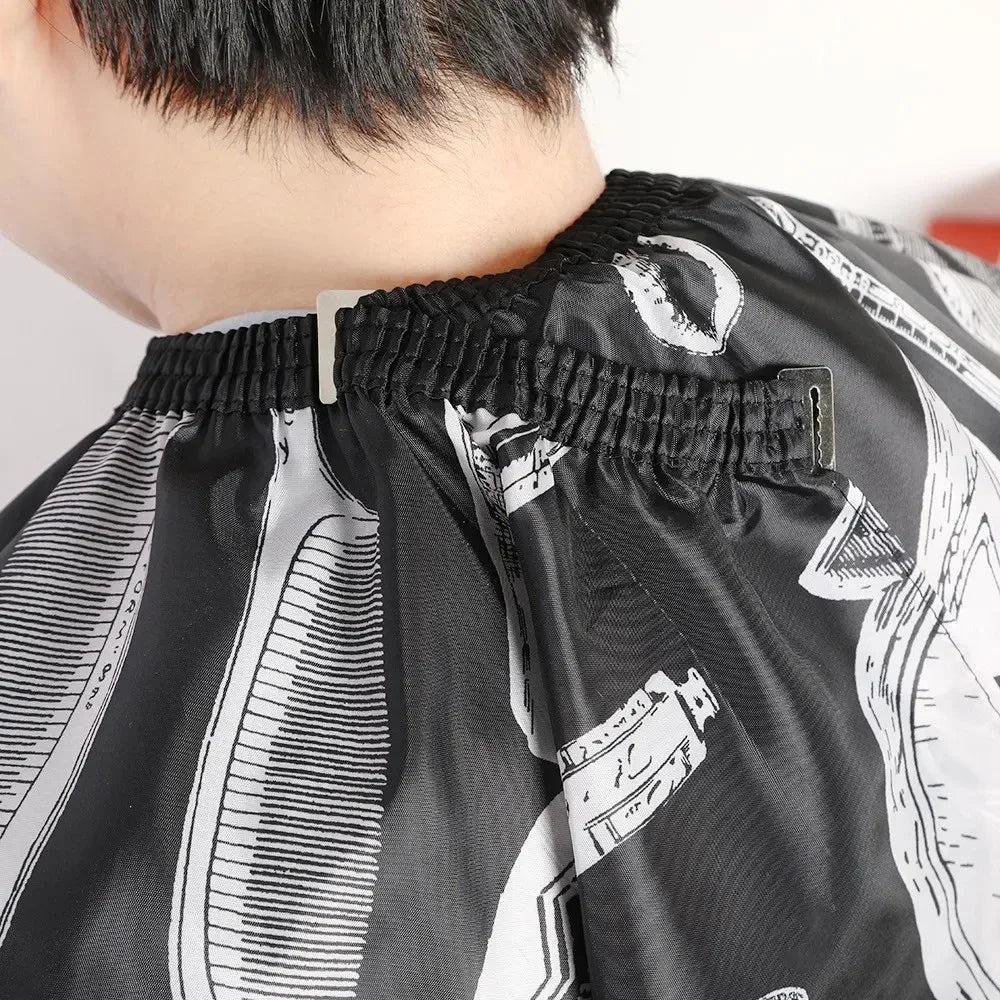 Professional Hair Cutting Apron Salon Barber Cape Hair Cutting Waterproof Cloth Hair Cutting Apron Barber Accessories Emzius