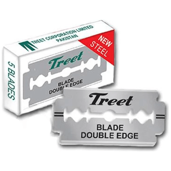 Treet New Steel Double Edge Razor Blades - 10 Pack Pasteur Pharmacy