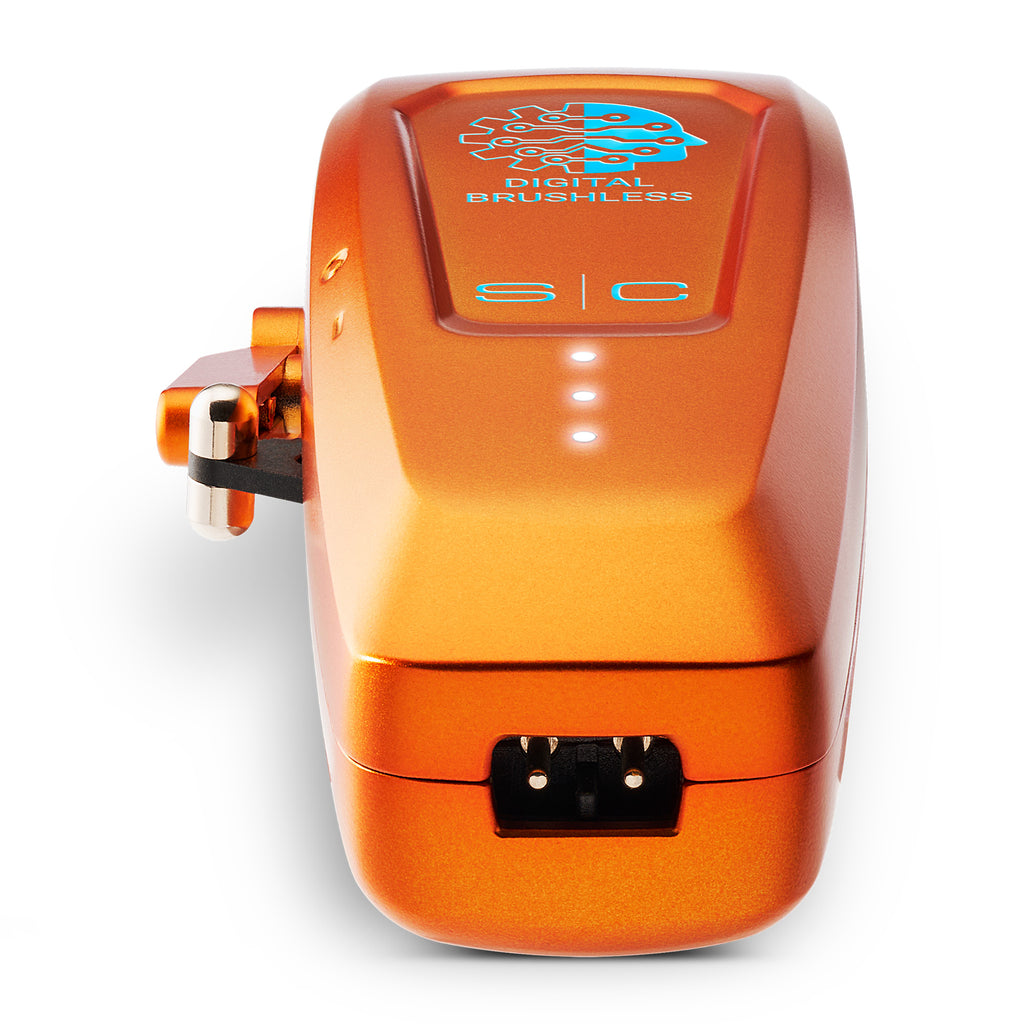 StyleCraft Saber 2 Cordless Digital Brushless Motor Clipper - Orange SC617O Certified Clippers