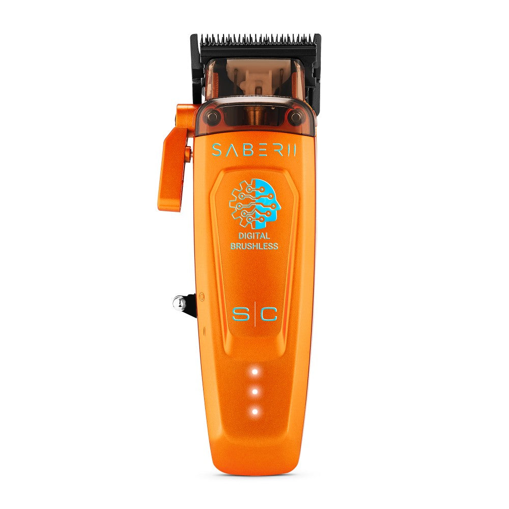 STYLECRAFT SABER 2.0 CLIPPER - ORANGE (#SC617O) N.O.S. Barber Supply