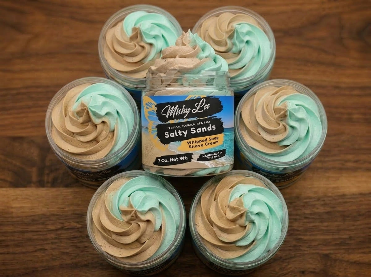 Salty Sands Whipped Soap and Shave Cream Mishy Lee Boutique