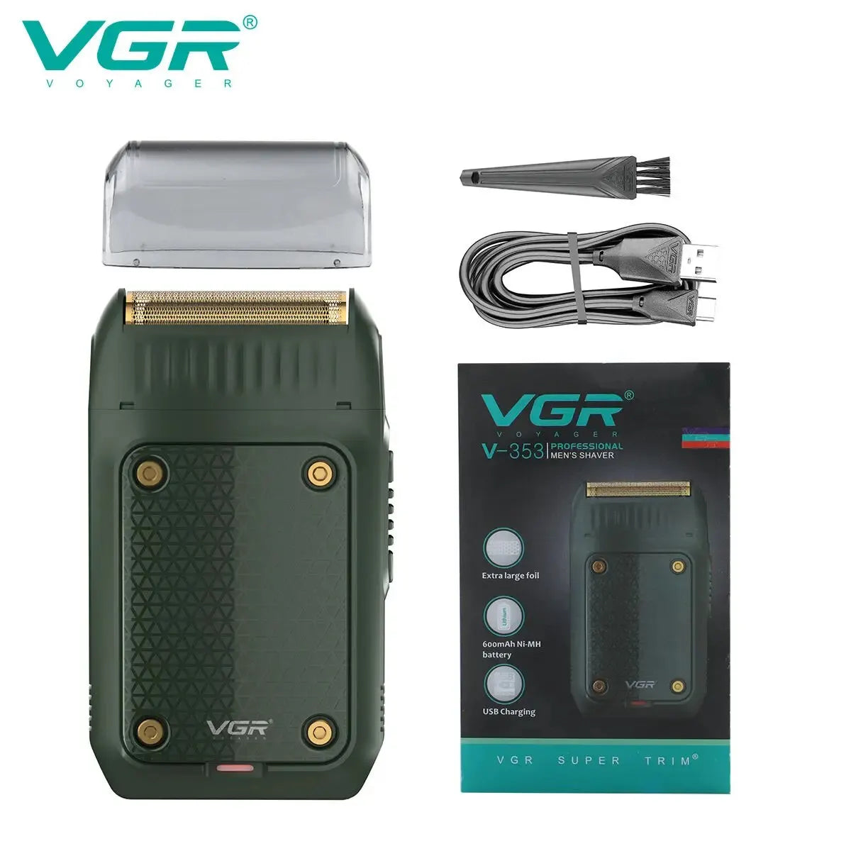 VGR V-353 Shaver Professional Razor Electric Shaving Machine Portable Beard Trimmer Rechargeable Razor Mini Shaver for Men Phones Icon