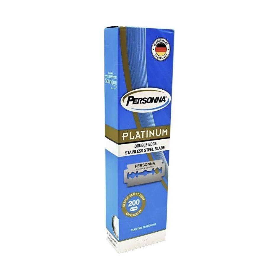 Personna Platinum Chrome Super Stainless Steel Double Edge Razor Blades - 20x10 Pack Pasteur Pharmacy