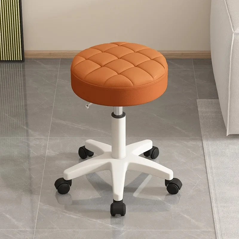 Massage stool Beauty salon stool Lifting rotating round stool Hair manicure Barber shop stool Round stool with wheels Vivalo