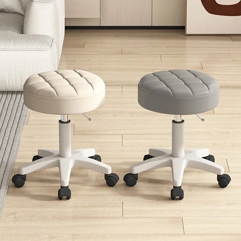Massage stool Beauty salon stool Lifting rotating round stool Hair manicure Barber shop stool Round stool with wheels Vivalo