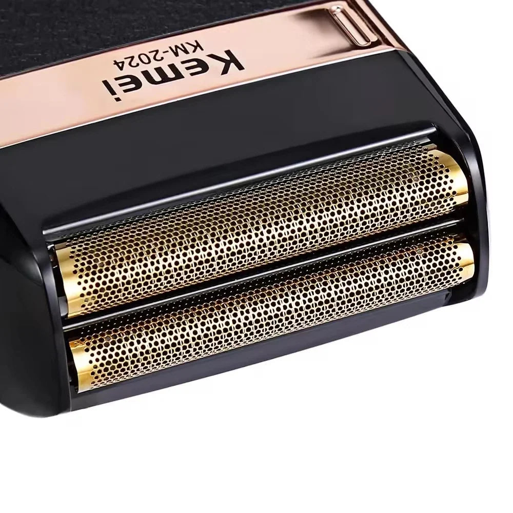 Kemei KM-2024 USB Charging Electric Shaver For Men Reciprocating Twin Blade Razor Shaver Beard Trimmer Shaving Machine Noventix