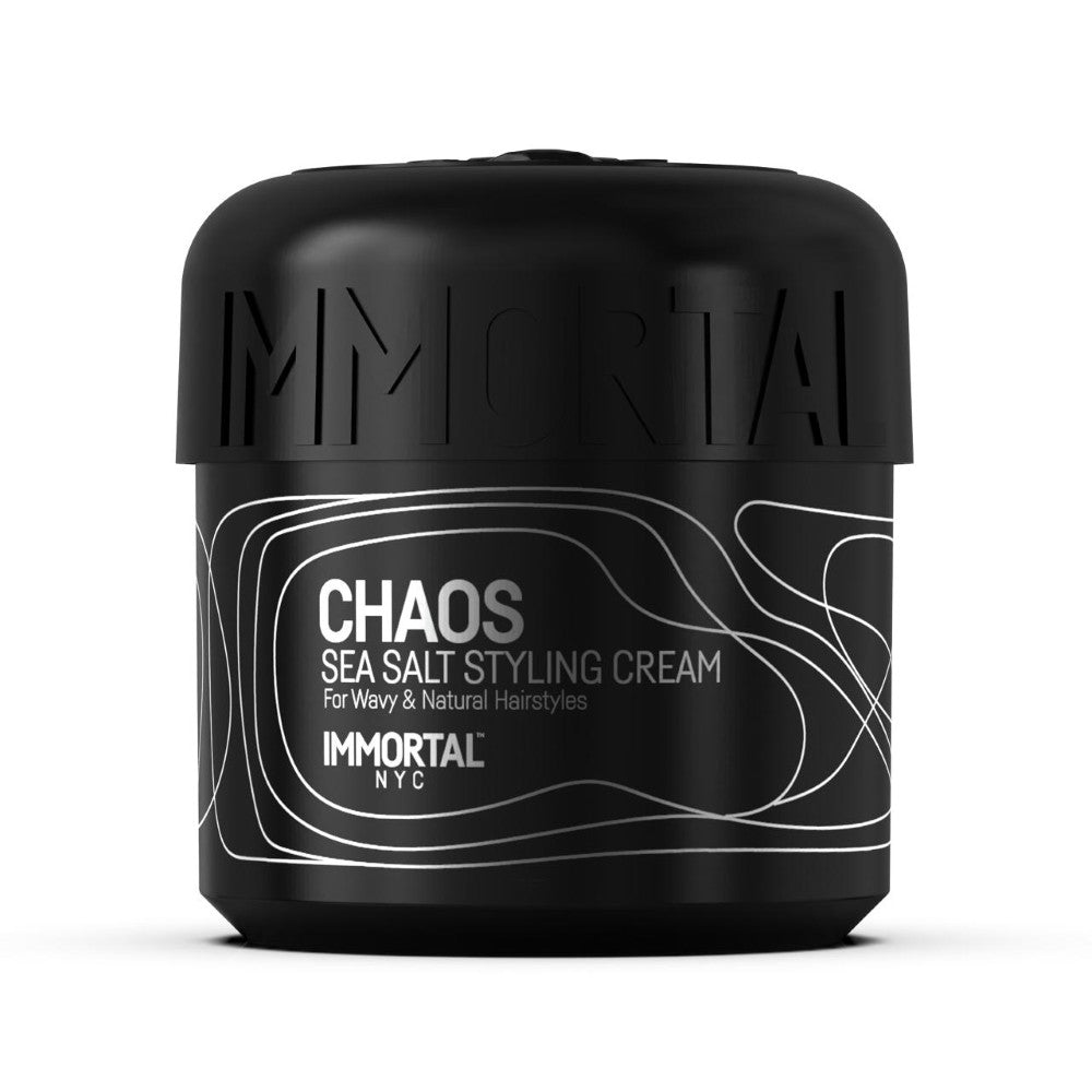 IMMORTAL NYC CHAOS SEA SALT STYLING CREAM 500ML N.O.S. Barber Supply