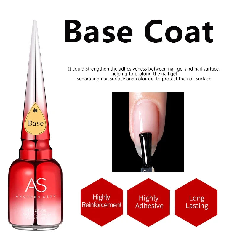 AS 15ml Transfer Foil Gel Nail Polish Soak Off Led Uv Gel Varnish Fast Dry Star Sticker Glue Stamp Gel Blushimmer