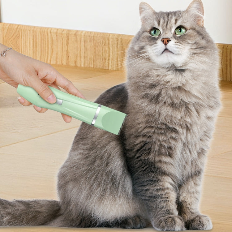 Multifunctional Pet Electric Shaver Cat And Dog Hair Clipper, Color: 3-in-1 White