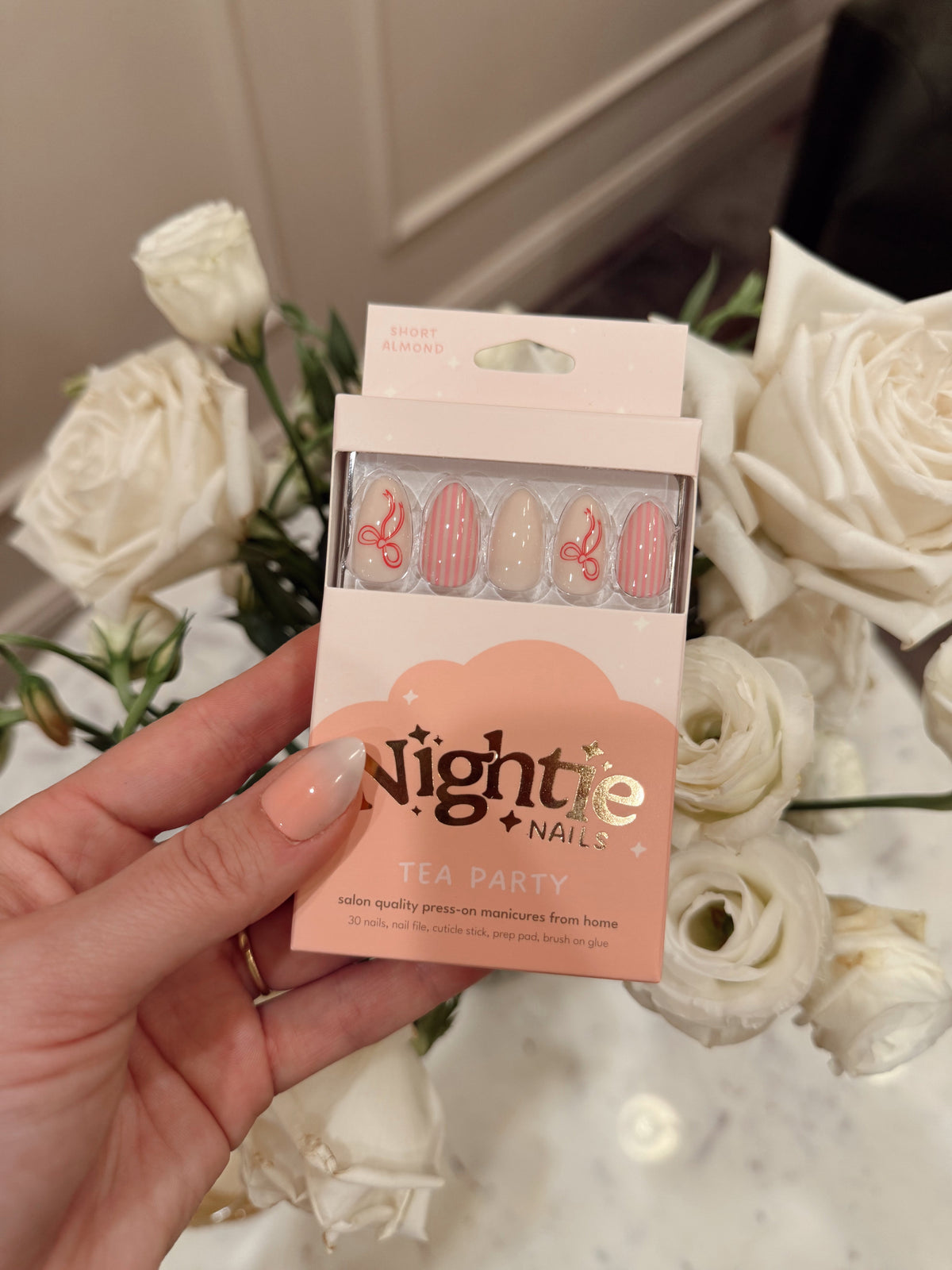 Tea Party Nightie Nails