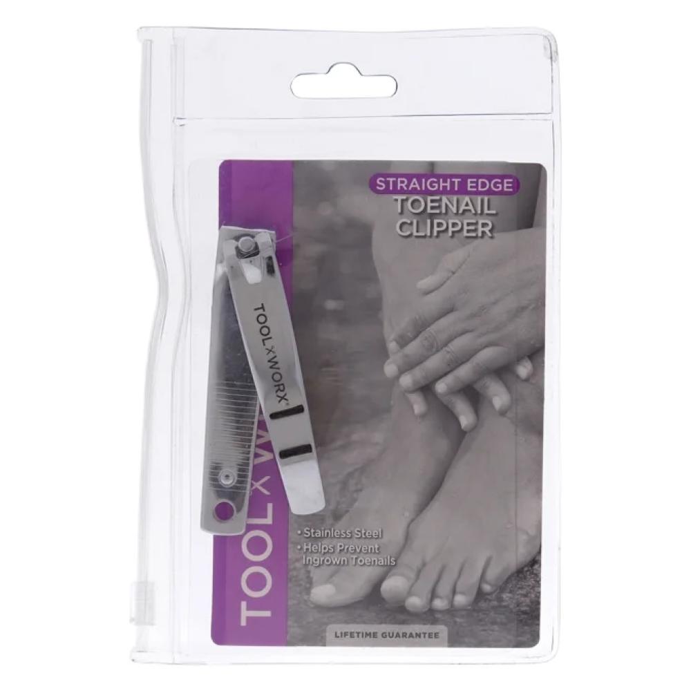 Toolworx 3-1/2" Straight Edge Toenail Clipper Beauty Supply 123 Outlet