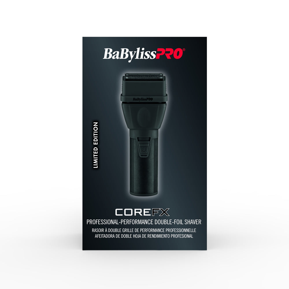BaBylissPRO COREFX Double-Foil Shaver – Matte Black (FX75FS2MB) Certified Clippers
