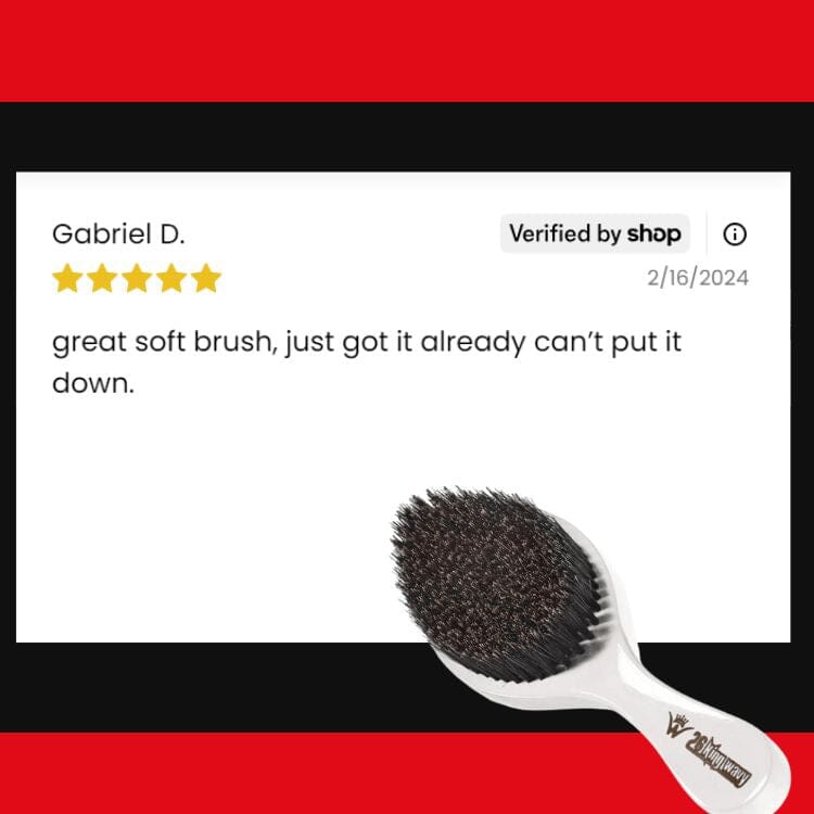 360 Wave Long Handle Curved Brush 26 King Wavy Merch, LLC