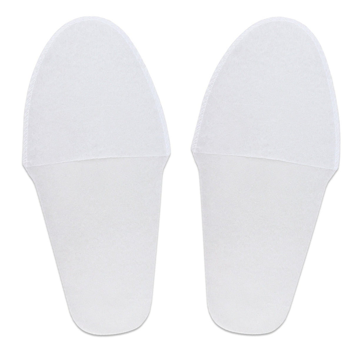 Disposable Stitched Pedicure Slipper White - 25 Pairs Pack Lunali Nail Supply