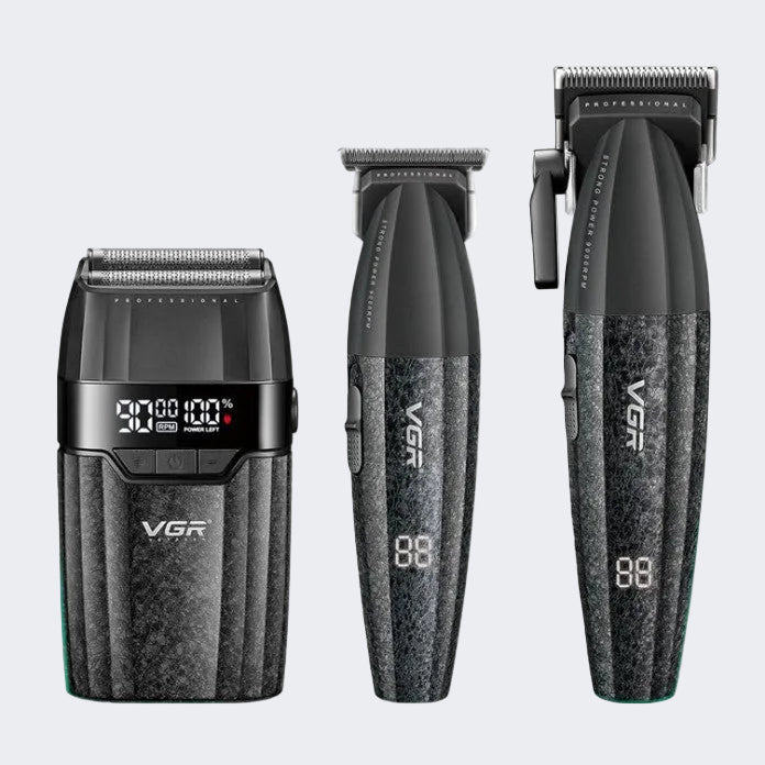 VGR V-640 S3 Professional 3-in-1 Clipper, Trimmer & Foil Shaver Combo Certified Clippers
