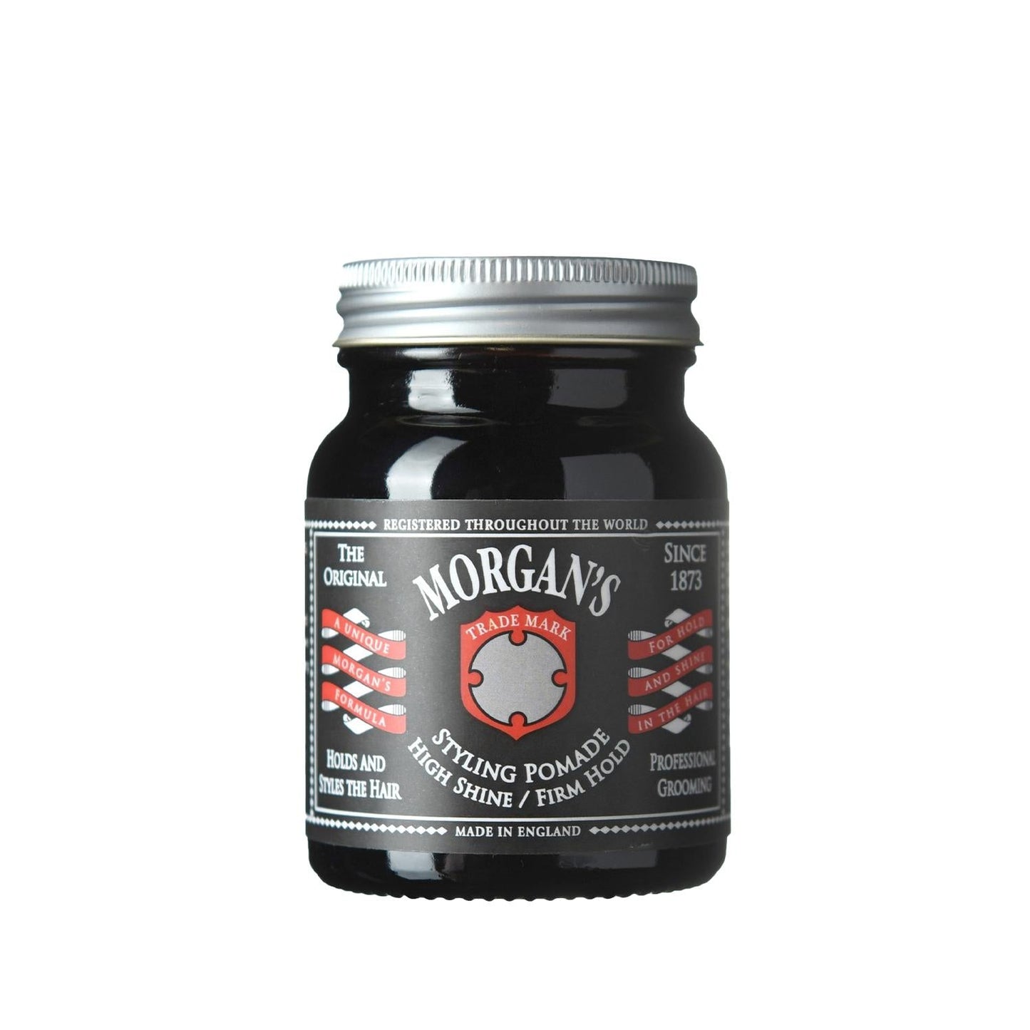 Morgan's Pomade High Shine Firm Hold Hair Styling Pomade 100g - High Gloss Finish, Long Lasting Style Beauty Care Bag