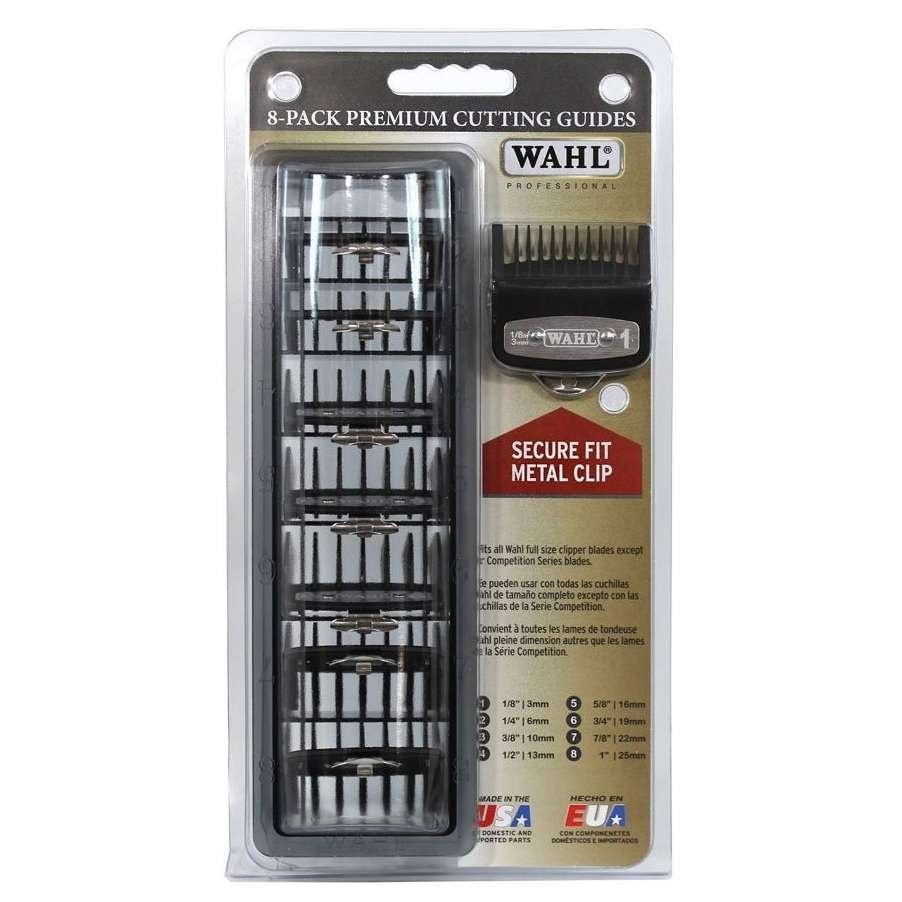 Wahl Premium Metal Clip Attachment Comb 8 Pack My Beauty Site Pro