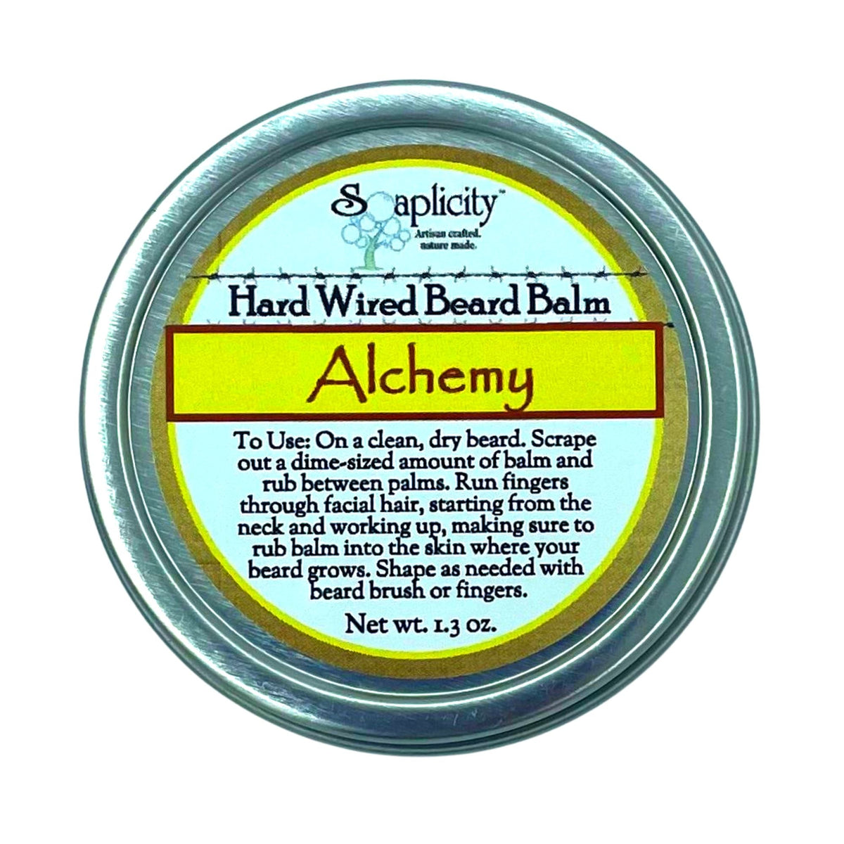 Alchemy Hard Wired Beard Balm Soaplicity