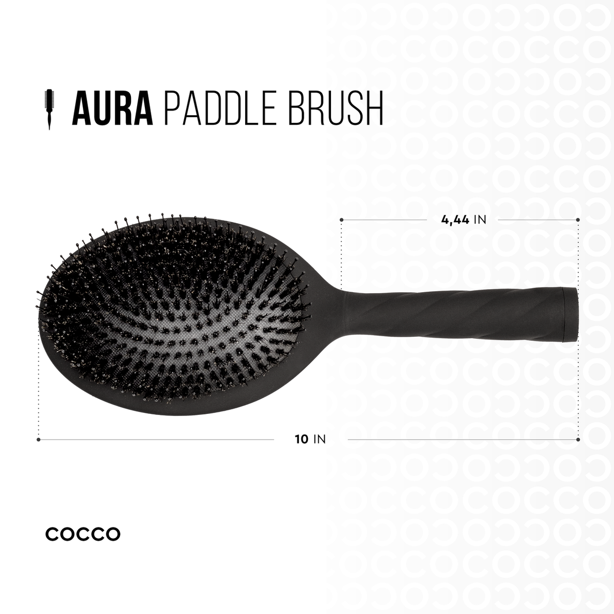 COCCO® Aura Brush Set (Black) Cocco Hair Professional