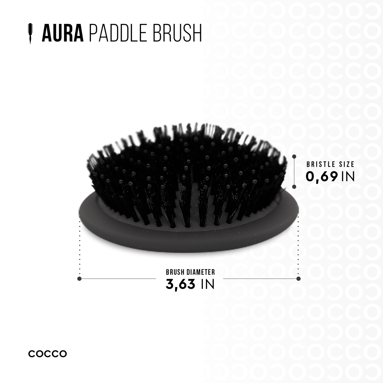 COCCO® Aura Brush Set (Black) Cocco Hair Professional