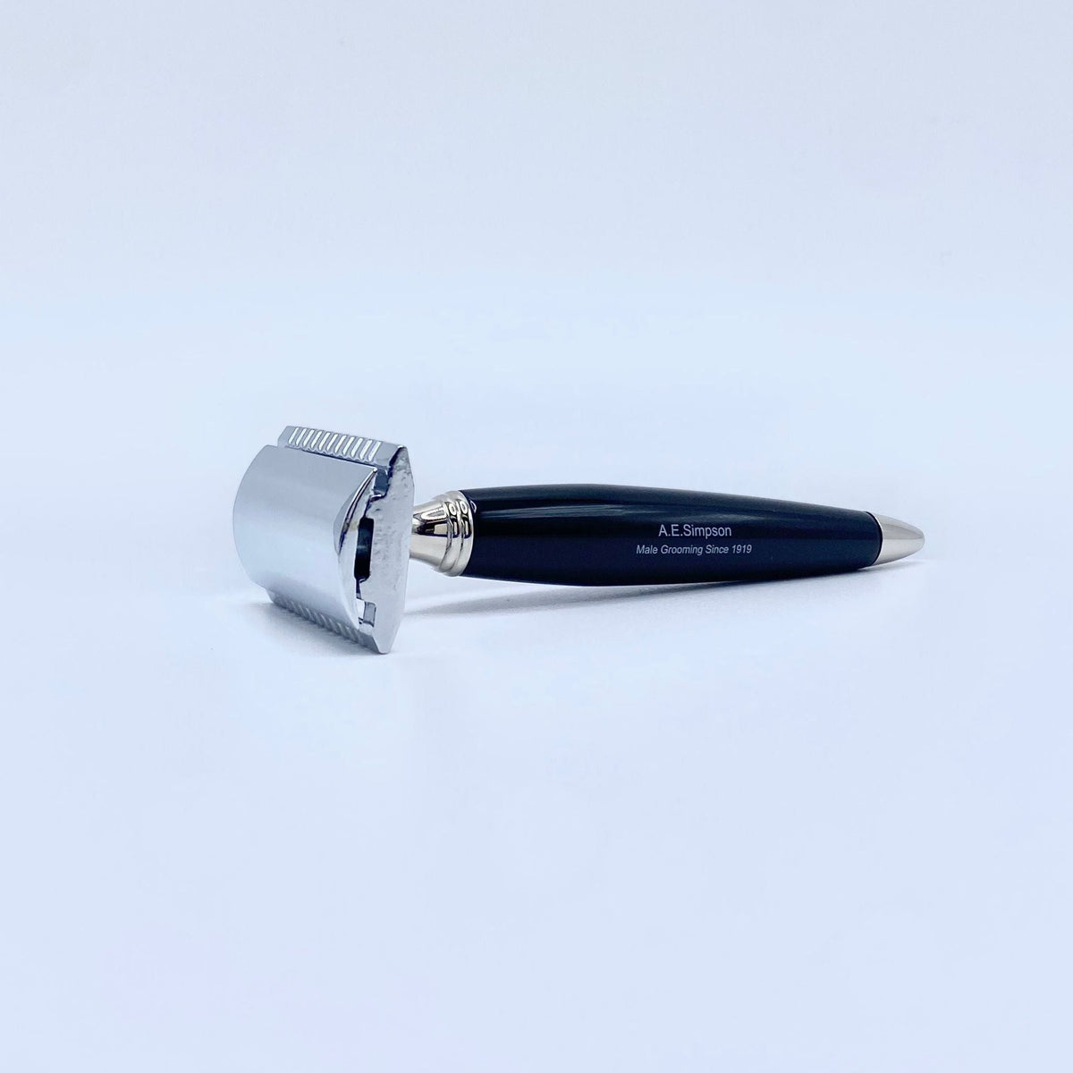 Simpson SR1 Double Edge Safety Razor Faux Ebony Pasteur Pharmacy