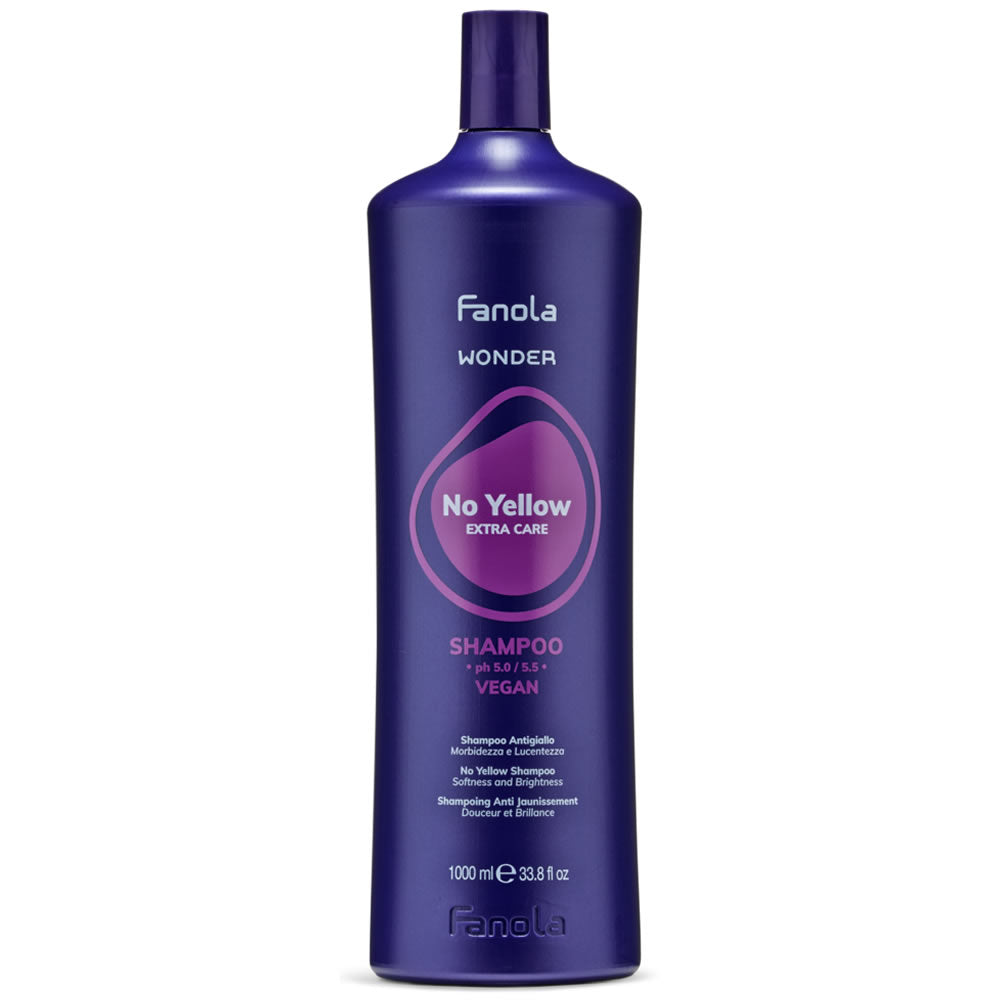 FANOLA WONDER NO YELLOW SHAMPOO 33.8OZ N.O.S. Barber Supply