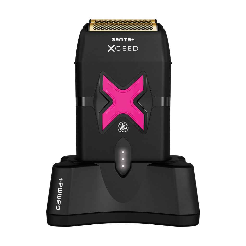 Gamma+ XCEED Professional IN2 Vector Motor Cordless Double Foil Shaver (GP803B) Certified Clippers
