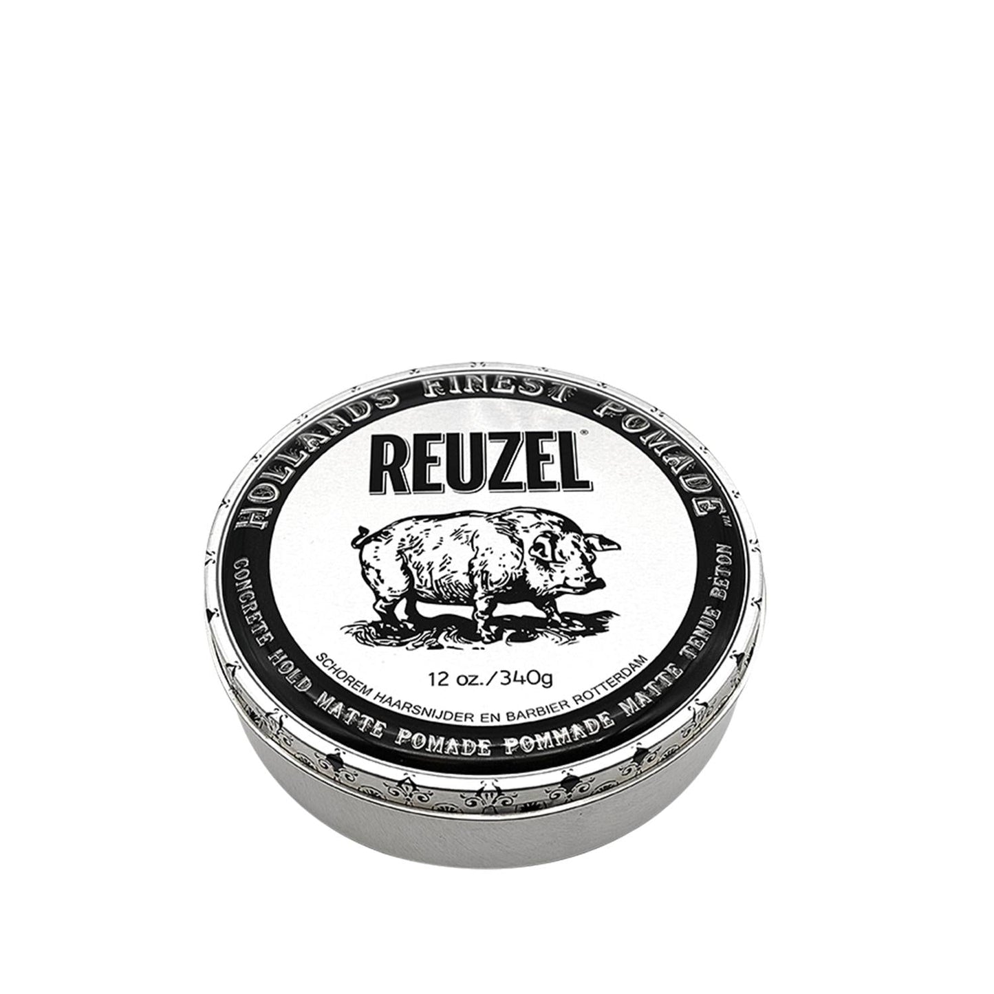 Reuzel Concrete Hold Matte Pomade for Men - Strong Hold, Matte Finish Hair Styling Product Beauty Care Bag