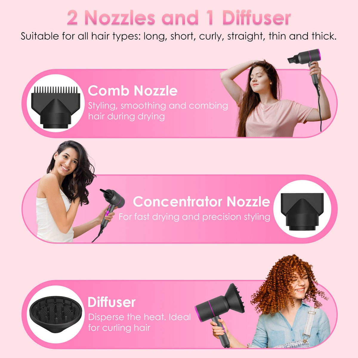 Portable Compact Hair Blow Dryer Gamba Beauty