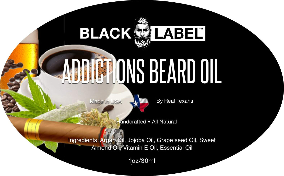 Addictions Beard Oil Blacklabel Beard Company