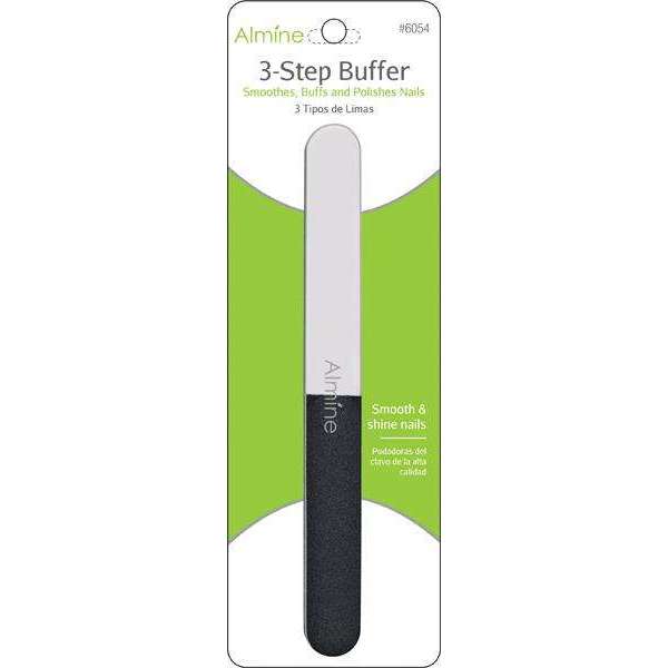 Almine 3-Step Buffer, 1 Count, White & Black Annie International, Inc.