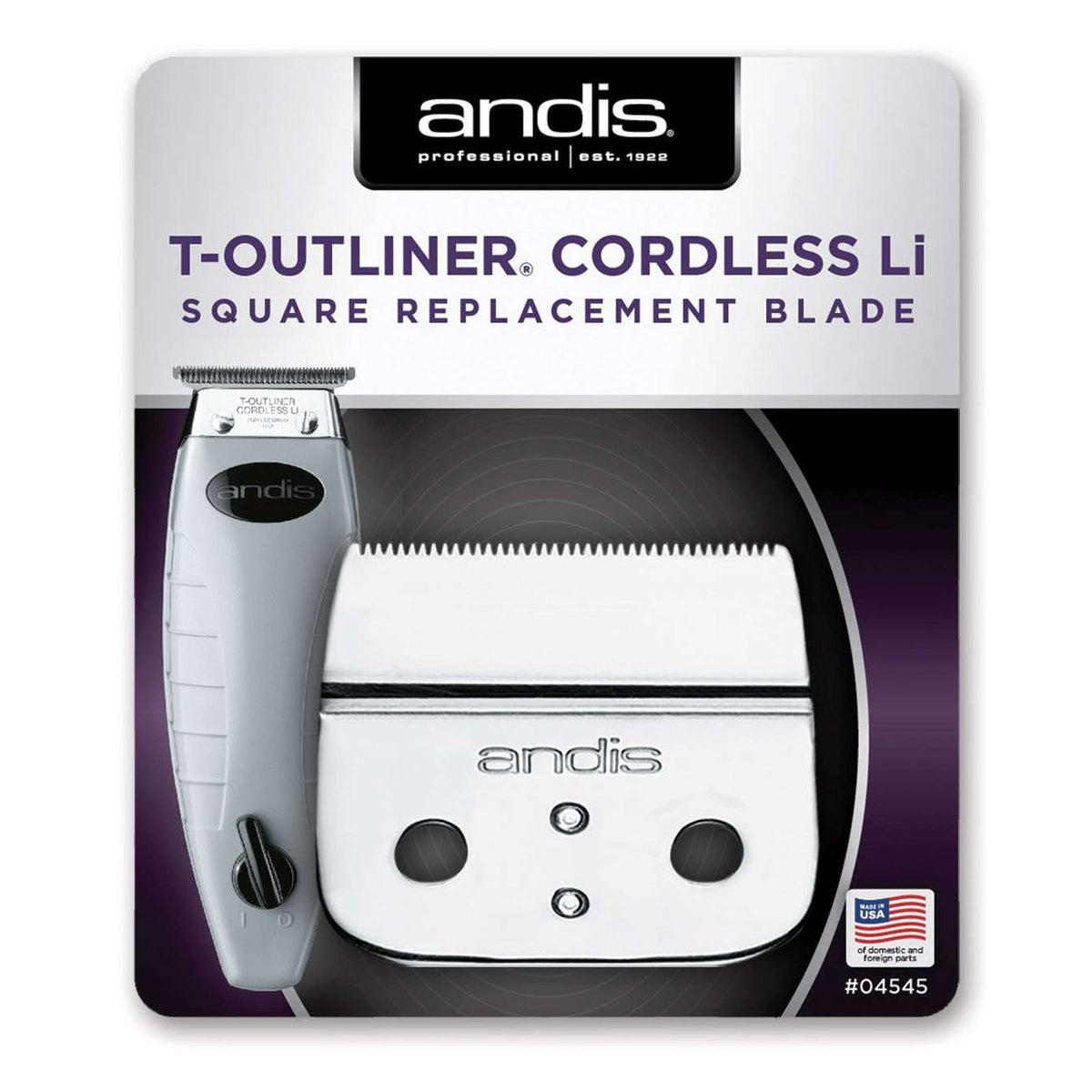 Andis Replacement Square Blade For Cordless T-Outliner My Beauty Site Pro